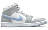 WOMENS AIR JORDAN 1 MID WOLF GREY