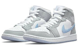 WOMENS AIR JORDAN 1 MID WOLF GREY