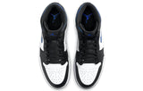 AIR JORDAN 1 MID WHITE BLACK ROYAL