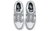 NIKE WOMENS DUNK LOW METALLIC SILVER WMNS