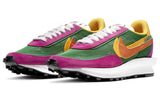 NIKE LDWAFFLE X SACAI GREEN FUCHSIA DEL SOL