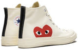 CONVERSE COMME DES GARCONS X CHUCK TAYLOR ALL STAR HI MILK
