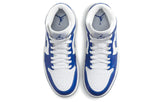 WOMENS AIR JORDAN 1 MID KENTUCKY BLUE